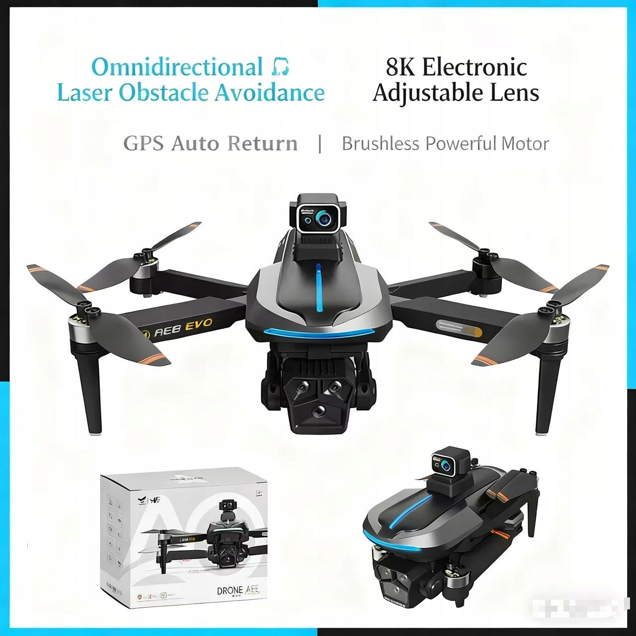 NEWEST CONTROLLED DRONE WITH 8K WIFI CAMERA 3000M EAN (GTIN) 641094063900