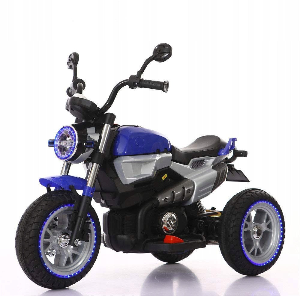 NEWEST GREAT MOTORBIKE , GLOWING WHEELS, PANEL, SOUNDS, LEATHER/8188FL Packaging status original