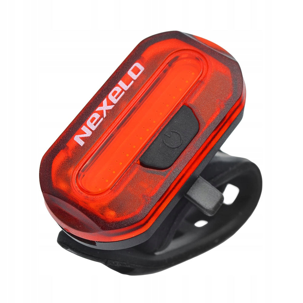 NEXELO L188009NEX Rear Bike Light LED 2 Battery Modes With Reflector Kind rear-facing