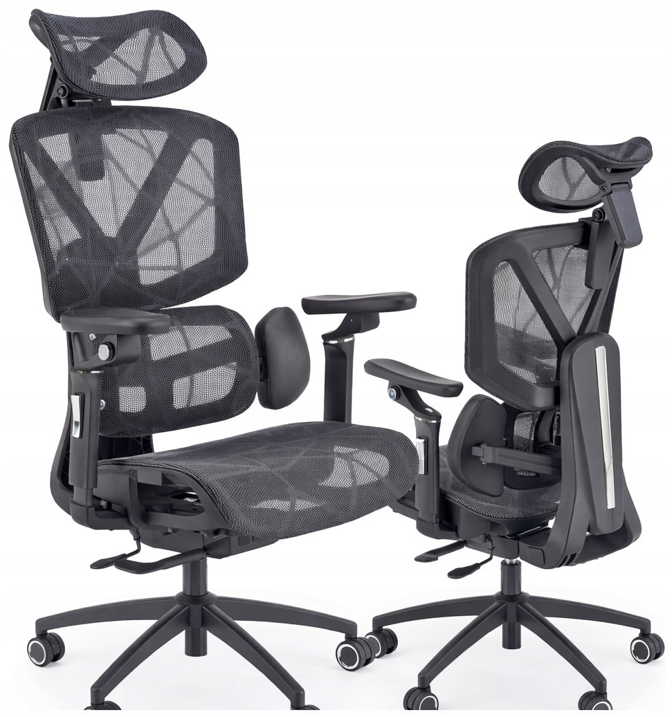 NEXO Office Chair Black Rotating Ergonomic Cabinet Mesh