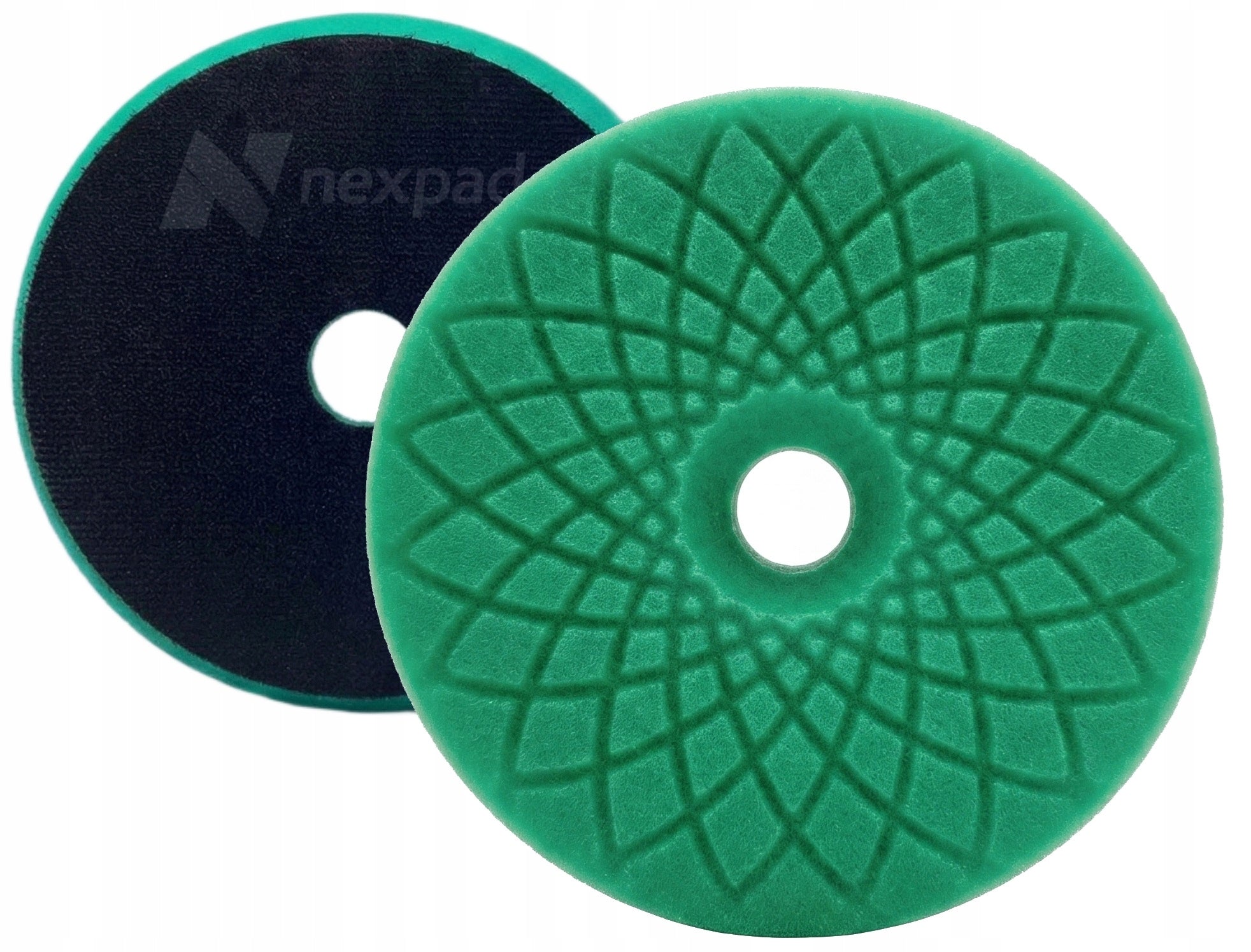 NEXPAD Polishing sponge LOTUS PAD with Velcro 150/25/130 DA Green hard