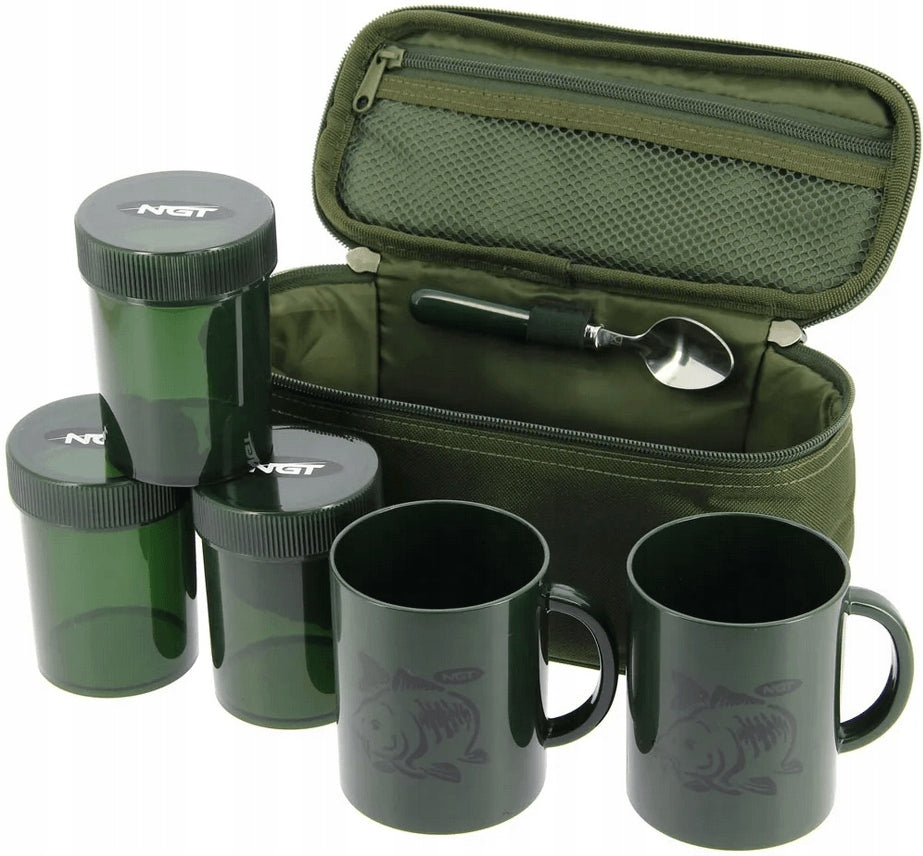 NGT Camping Picnic Coffee Set with Cups for 2 People Brand NGT