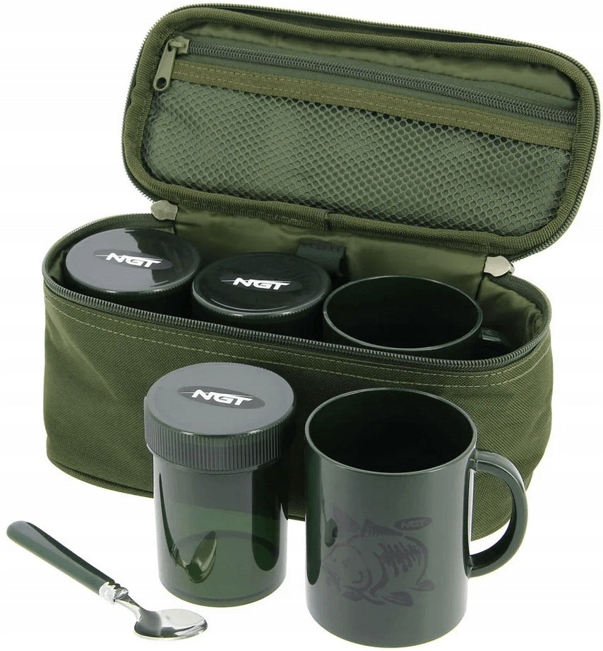 NGT Camping Picnic Coffee Set with Cups for 2 People Model FLA-BREWKIT-371