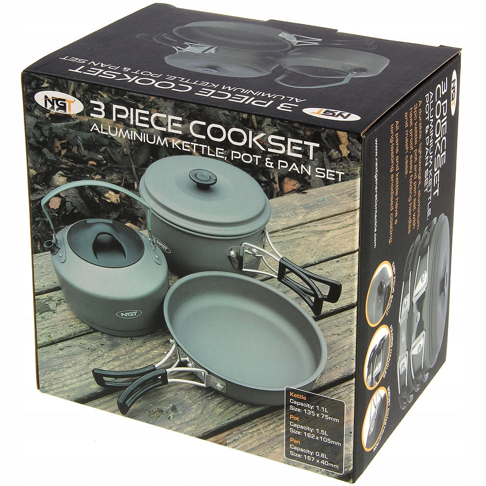 NGT Set pot frying pan tourist kettle Manufacturer code NGT 3pc COOK SET