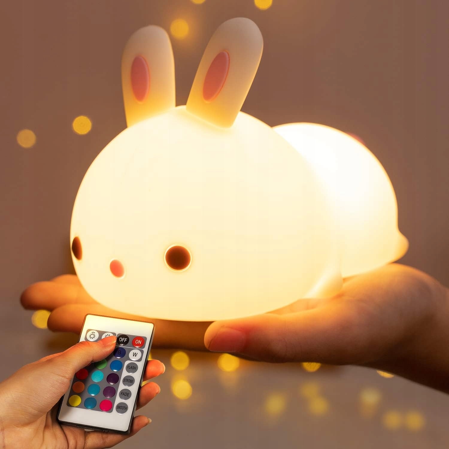 NIGHT LIGHT FOR CHILDREN 16 COLORS REMOTE CONTROL DIMMING