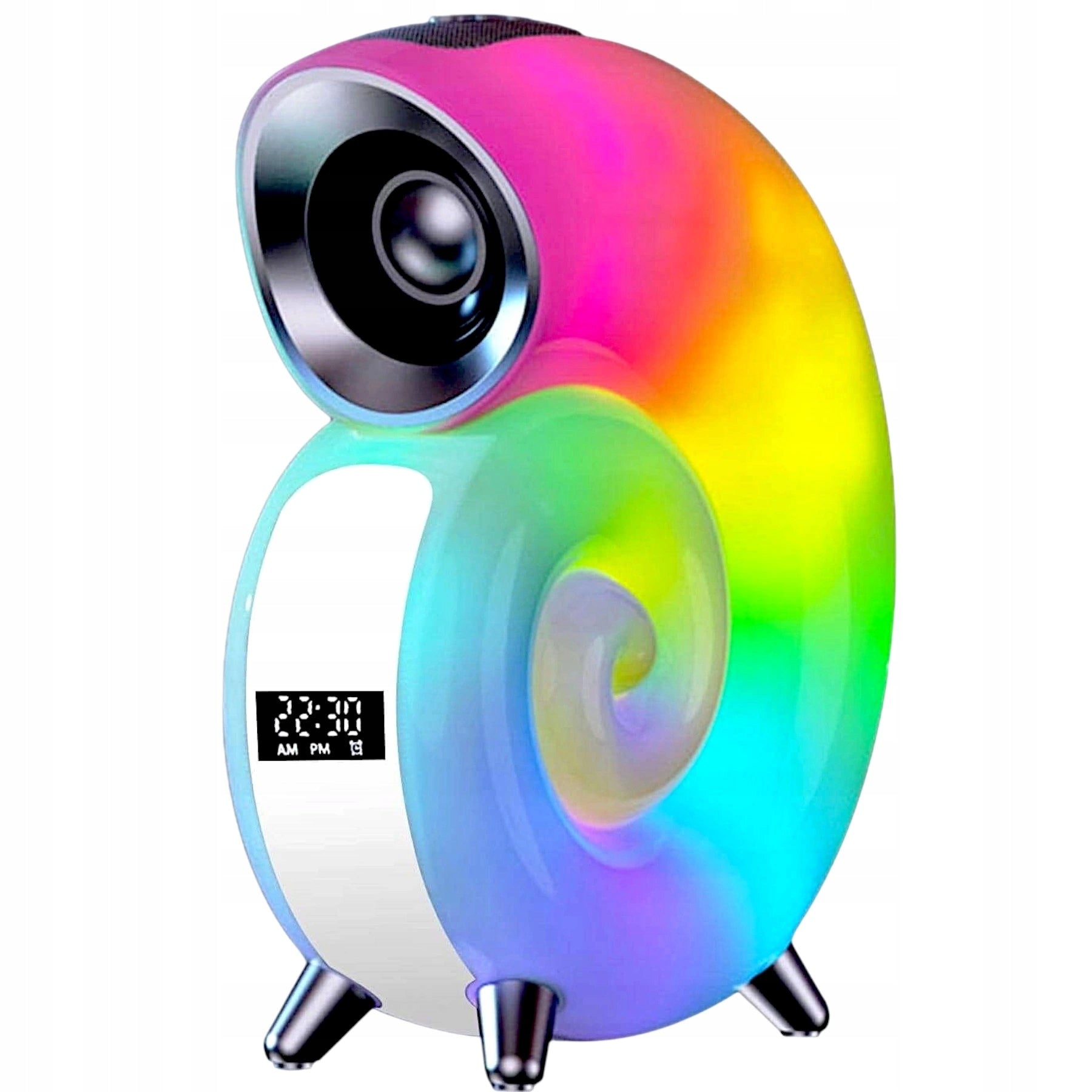 NIGHT LIGHT LED SNAIL RGB BLUETOOTH CLOCK RADIO SPEAKER APP Model other