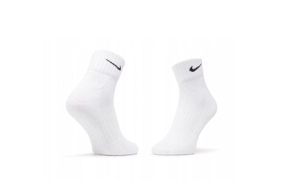 NIKE EVER DAY UNISEX SOCKS SIZE 42-46 WHITE SEMI-HIGH 6 PAIRS Manufacturer code 4048801872453