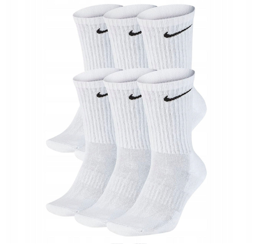 NIKE Socks set of 6 pairs of cotton high for training Roz. 35-38