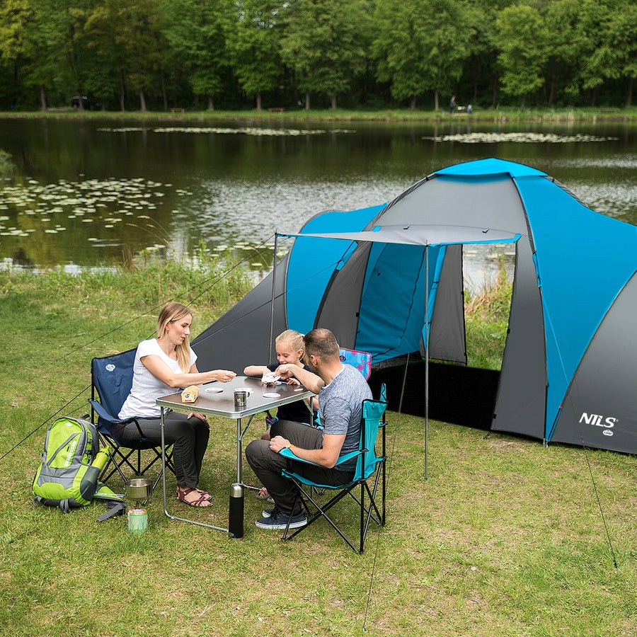 NILS Garden Hiking Tent 6 Person UV Filter + Cover Brand Nils Camp