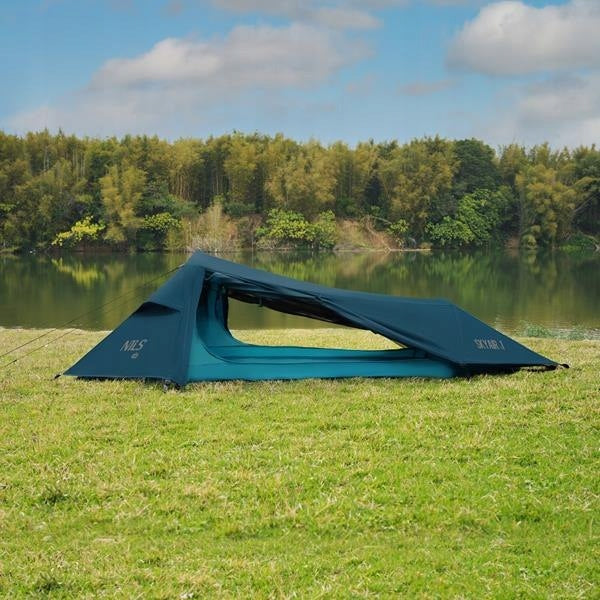 NILS NC2501 TENT ULTRA LIGHT SKYAIR 1 BLUE SINGLE LIGHT Kind travel