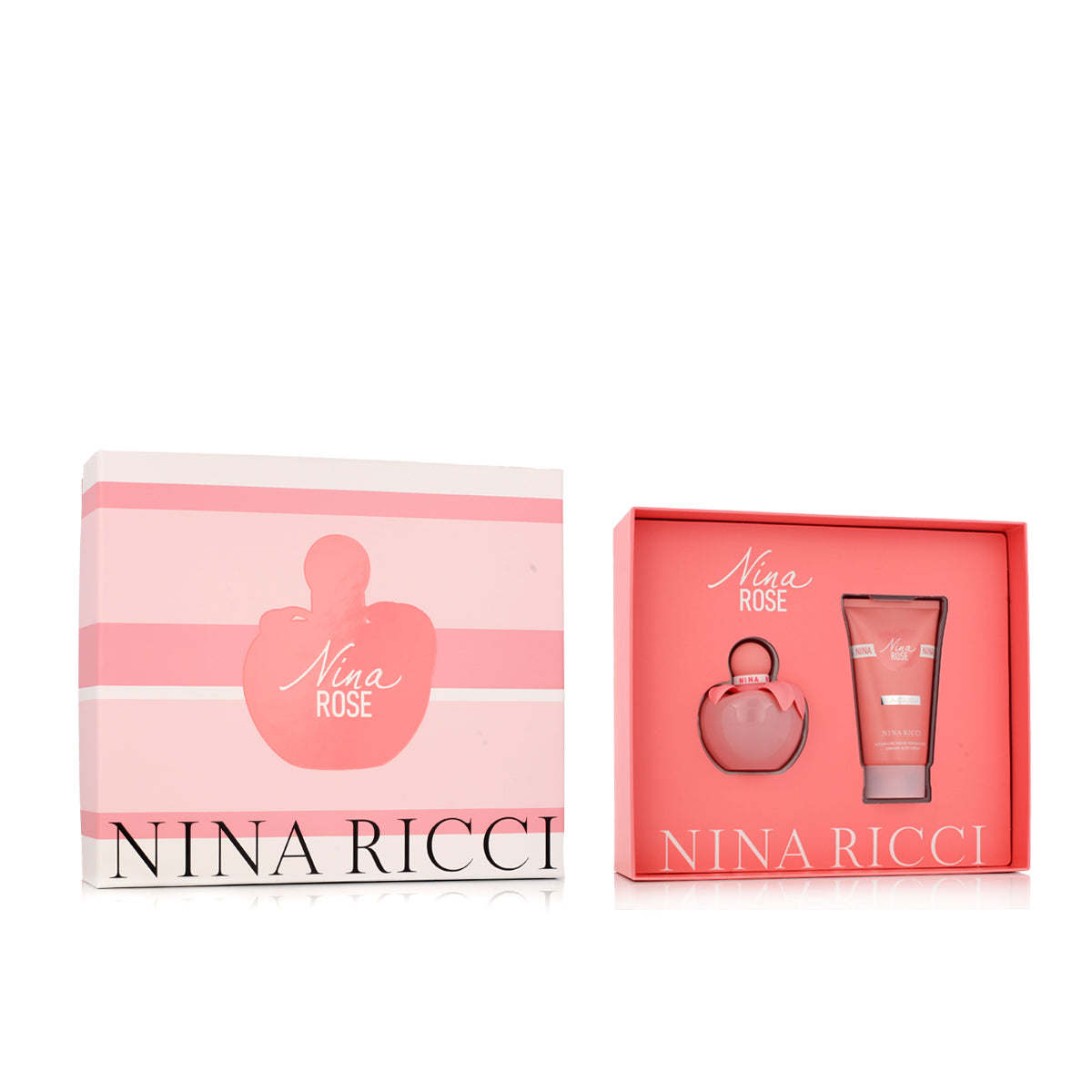 NINA RICCI Set Nina Rose Les Belles De Nina EDT 50ml + Balm 75ml Brand Nina Ricci