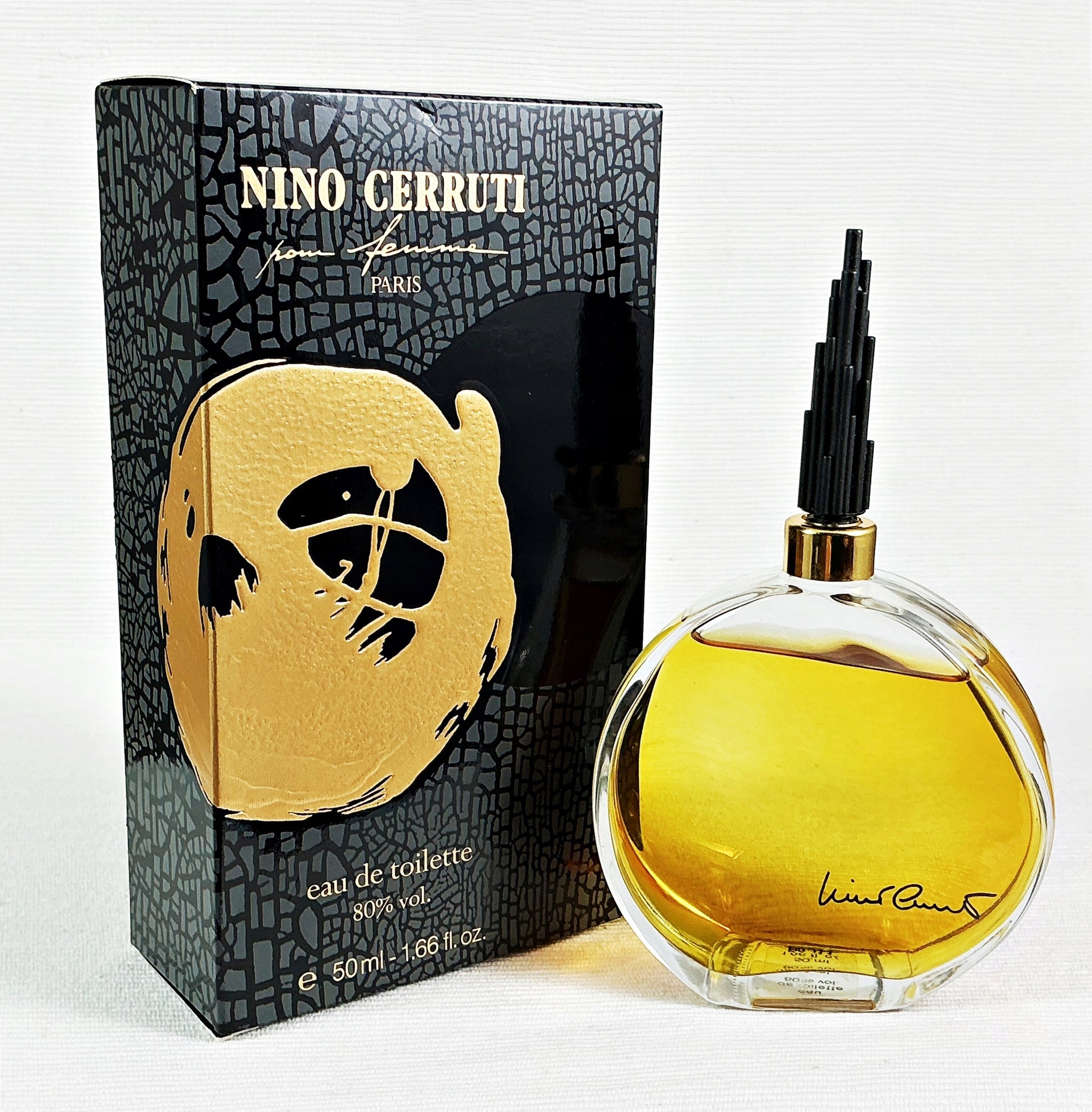 NINO CERRUTI POUR FEMME 50 ML EAU DE TOILETTE SPLASH UNIQUE Packaging status original