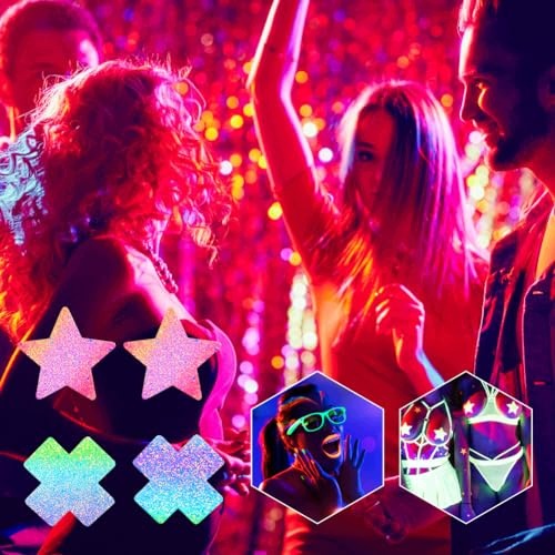 NIPPLE STICKERS GLOSSY SELF ADHESIVE FOR WOMEN SET OF 12 Manufacturer code SWC5908151309797