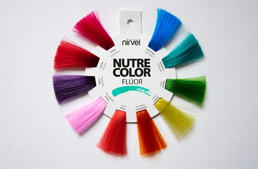 Kurzzeitfarbe Nirvel Nutre Color Fluorblau, 200 ml