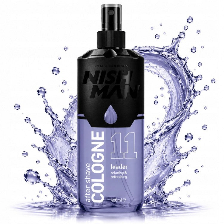 NISHMAN AFTER SHAVE 11 LEADER AFTER SHAVE COLOGNE SPRAY 400ML