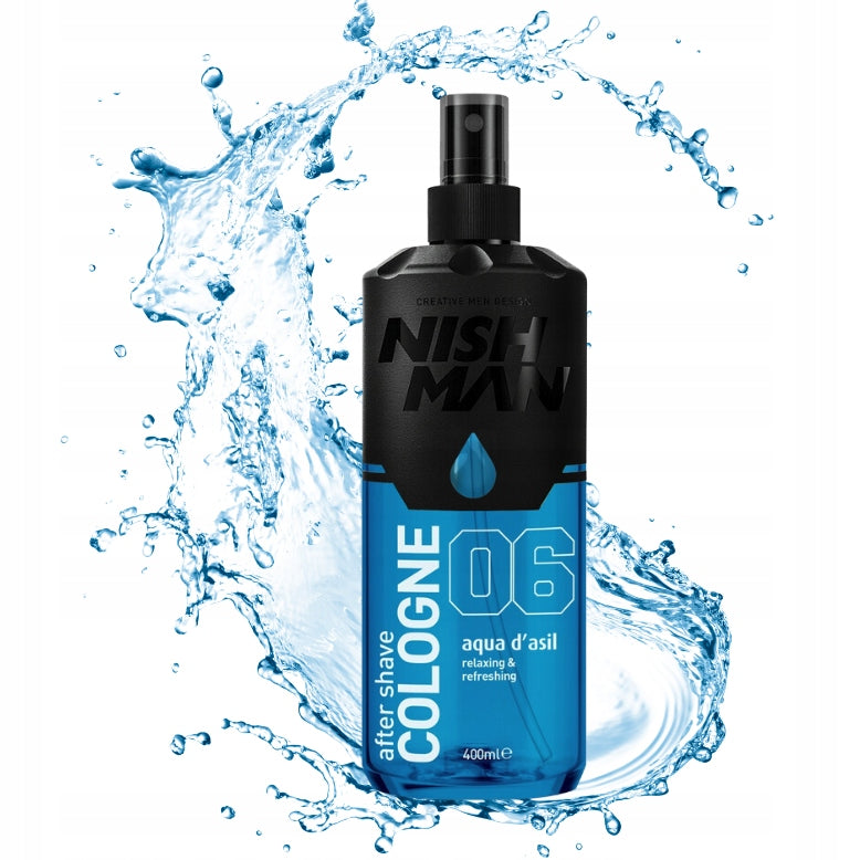 NISHMAN AFTER SHAVE COLOGNE AFTER SHAVE 06 AQUA D'ASIL 400ML