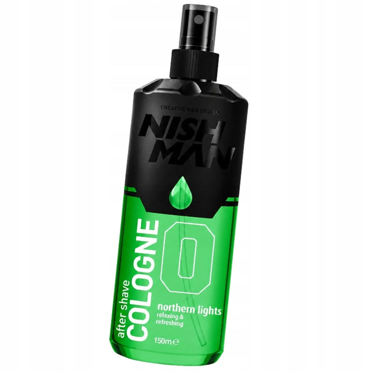 NISHMAN AFTER SHAVE EAU DE COLOGNE AFTERSHAVE SPRAY NORTHERN No. 0 400 ML Brand Nishman