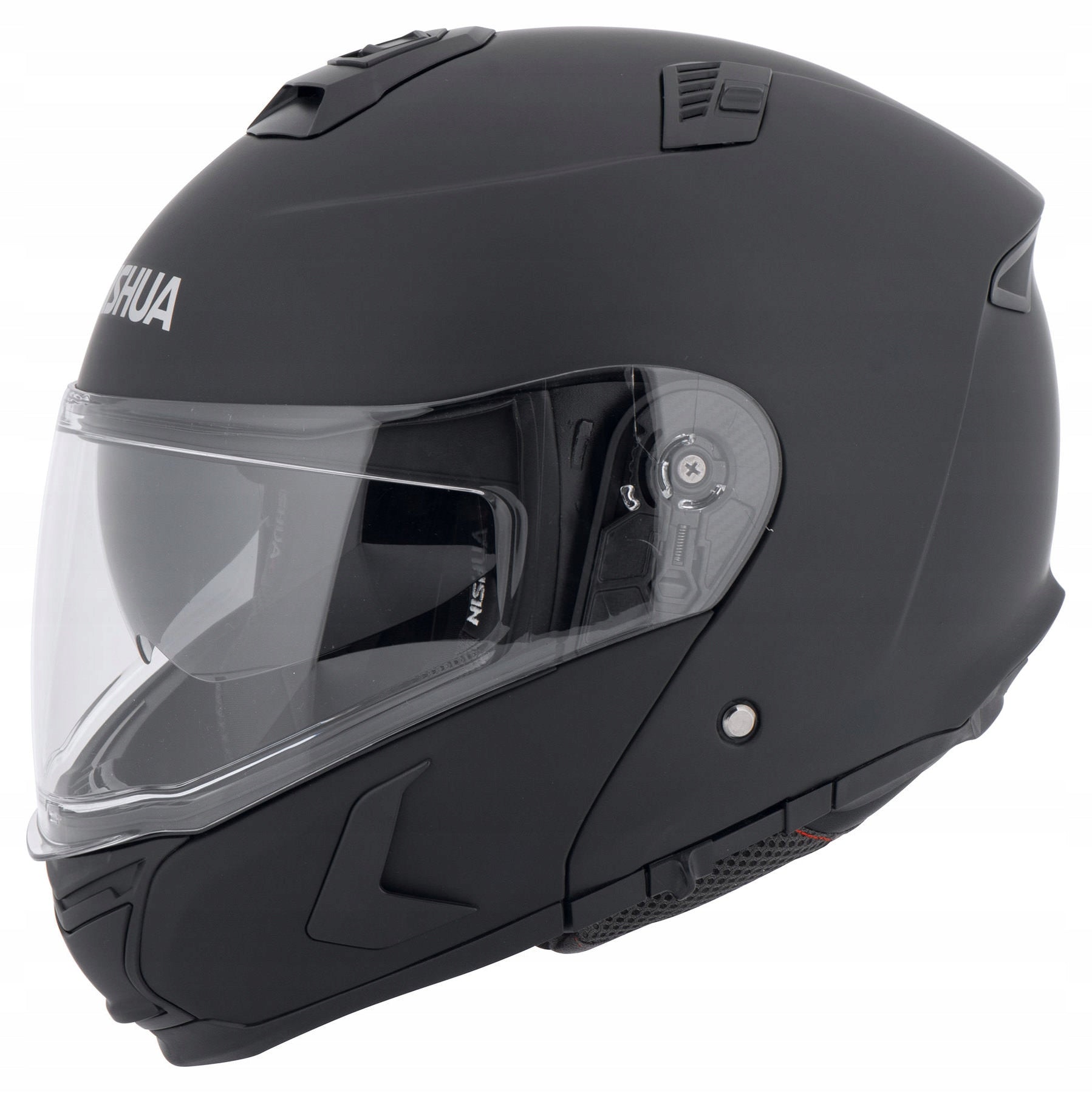 NISHUA NFX-4 Jaw Motorcycle Helmet For Touring Motorcycle Black Mat r.