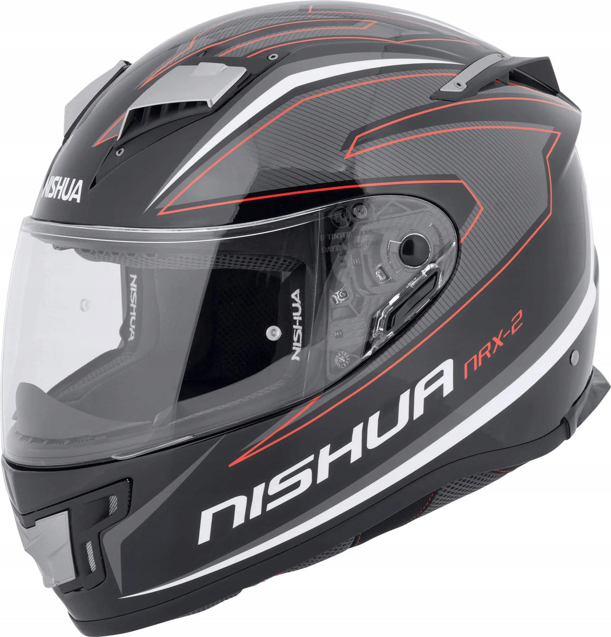 NISHUA NRX-2 Integral Tourist Motorcycle Helmet Naked For Track