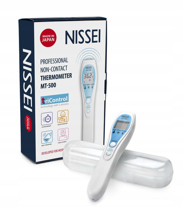 NISSEI MT-500 NON-CONTACT FOREHEAD THERMOMETER Brand Nissei