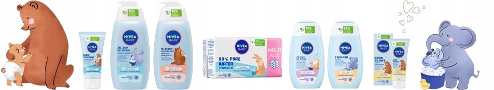 NIVEA BABY Pure Water wet wipes 1 x 57 pcs. Manufacturer code 80566