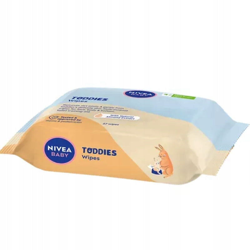 NIVEA Baby Toddies biodegradable wipes 57pcs Brand NIVEA Baby