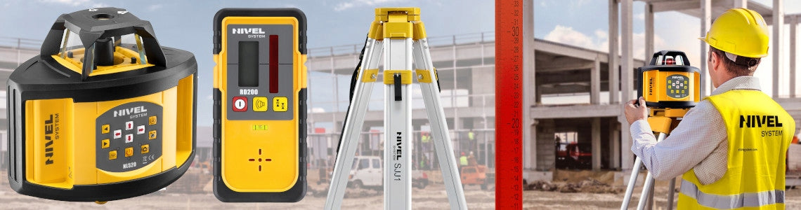 NIVEL SYSTEM Rotary laser red 500m IP54 NL340R DIGITAL Packaging status original