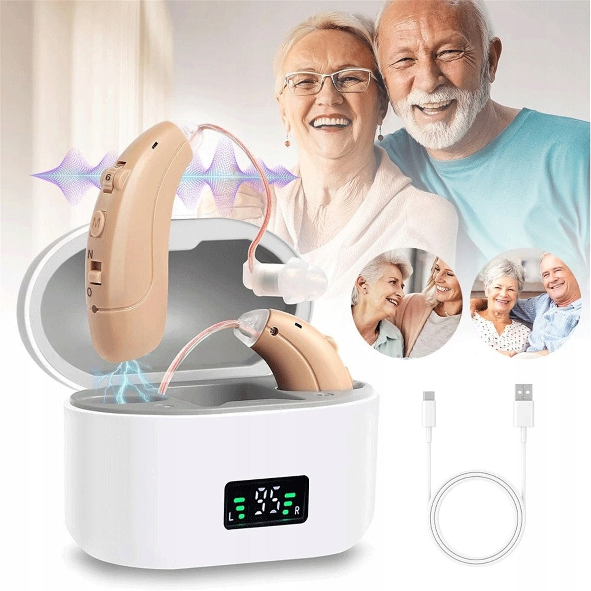 NOISE REDUCTION HEARING AIDS INVISIBLE FOR EVERYDAY USE Medical device no