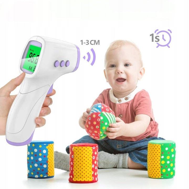 NON-CONTACT MEDICAL THERMOMETER Electronic Infrared For Children Numbers Manufacturer code NA PODCZERWIEŃ