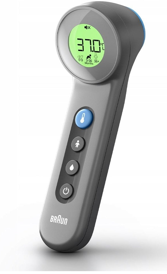 NON-CONTACT THERMOMETER FOR CHILDREN TO THE FOREHEAD BRAUN BNT 400 BWE MULTIFUNCTIONAL Medical device yes