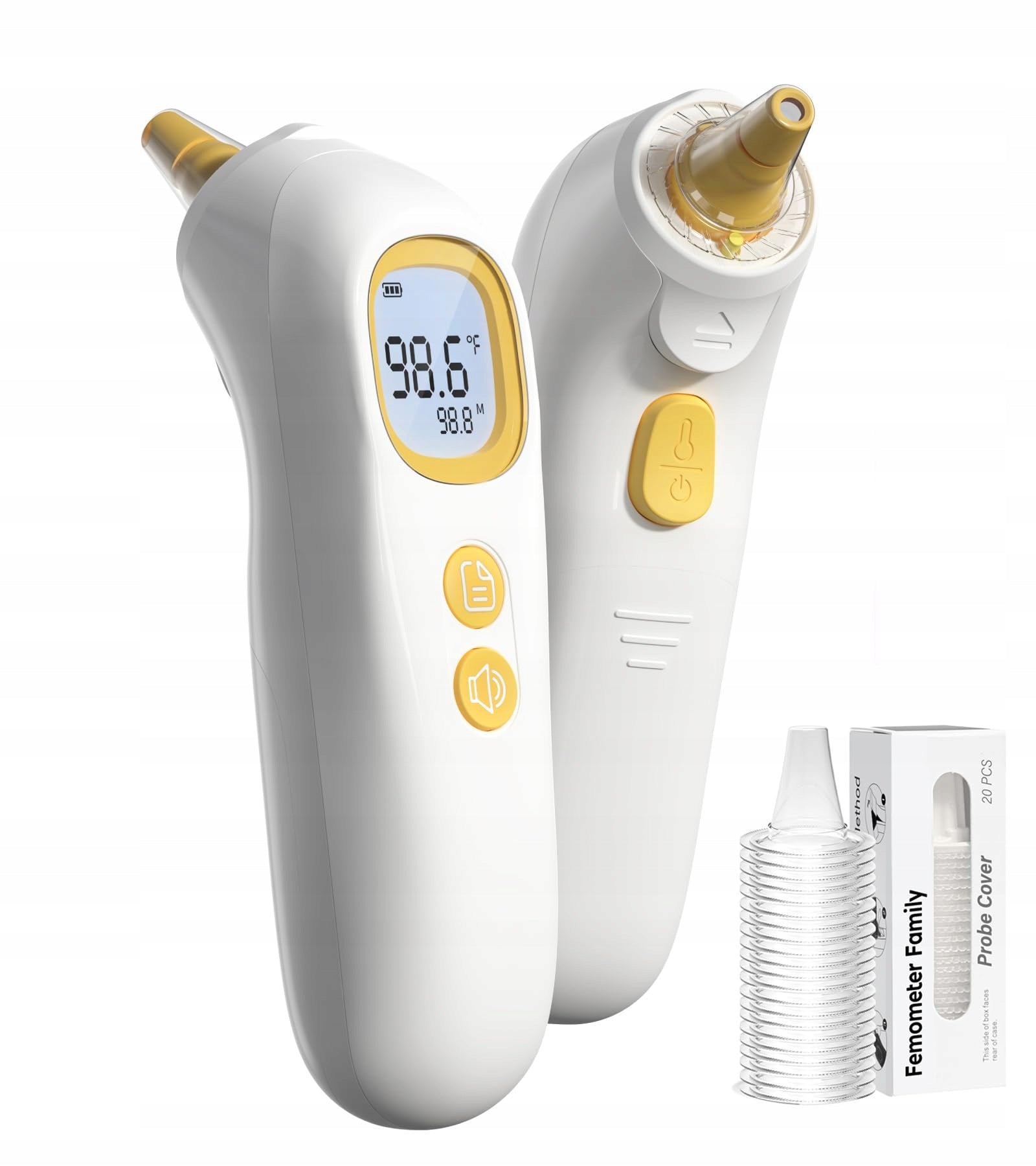NON-CONTACT THERMOMETER INFRARED LCD EAR FEVER FOR ADULT CHILDREN