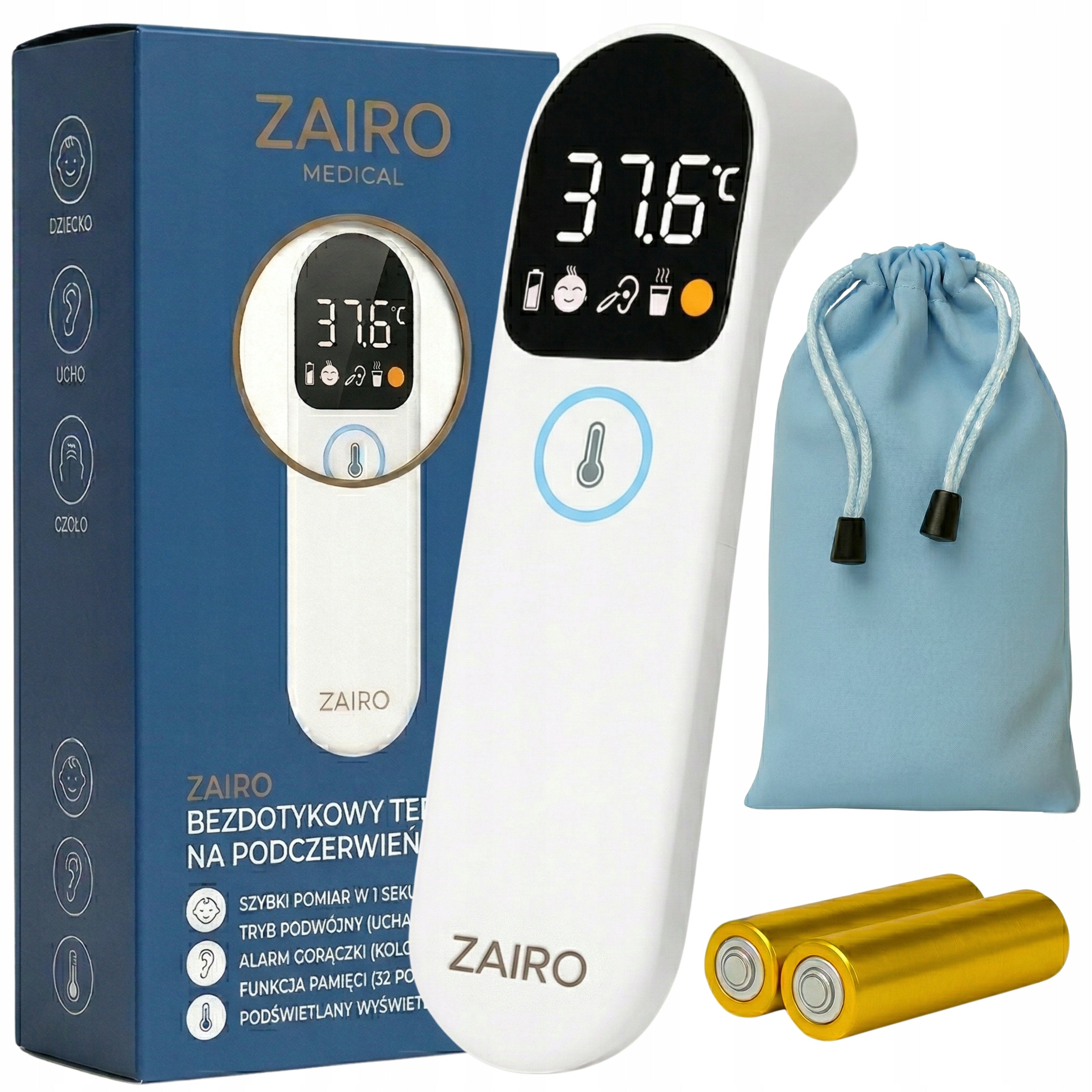 NON-CONTACT THERMOMETER MEDICAL INFRARED ELECTRONIC LASER FOR BODY
