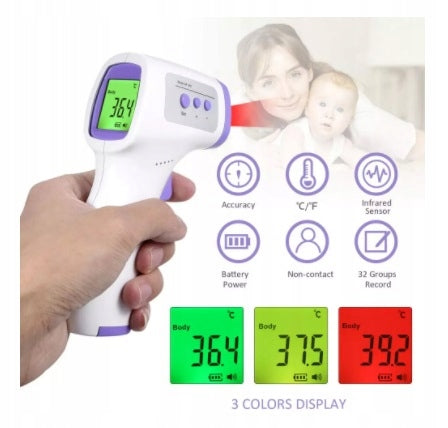 NON-CONTACT THERMOMETER + OXIMETER HEART RATE MONITOR SET Manufacturer code 2020