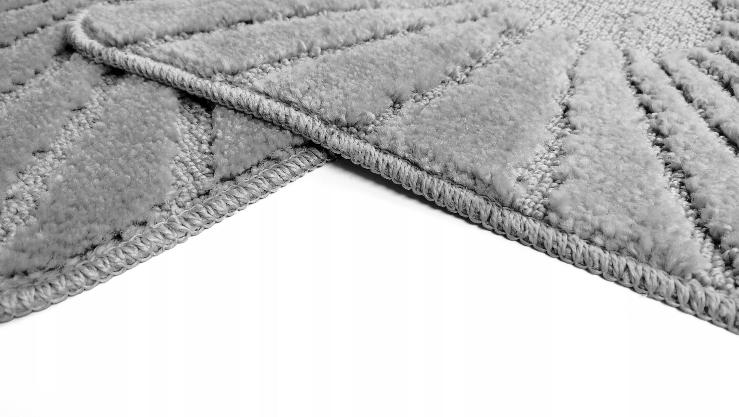 NON-SLIP BATHROOM RUGS FOR WASHING PLUSH GREY TOILET CUTOUT Manufacturer code dywaniki łazienkowe dwuczęściowe szare