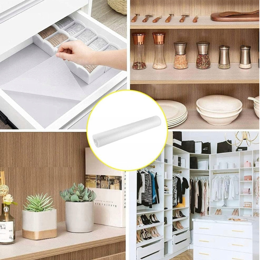 NON-SLIP DRAWER MAT REFRIGERATOR KITCHEN WATERPROOF 60X500CM Brand no brand