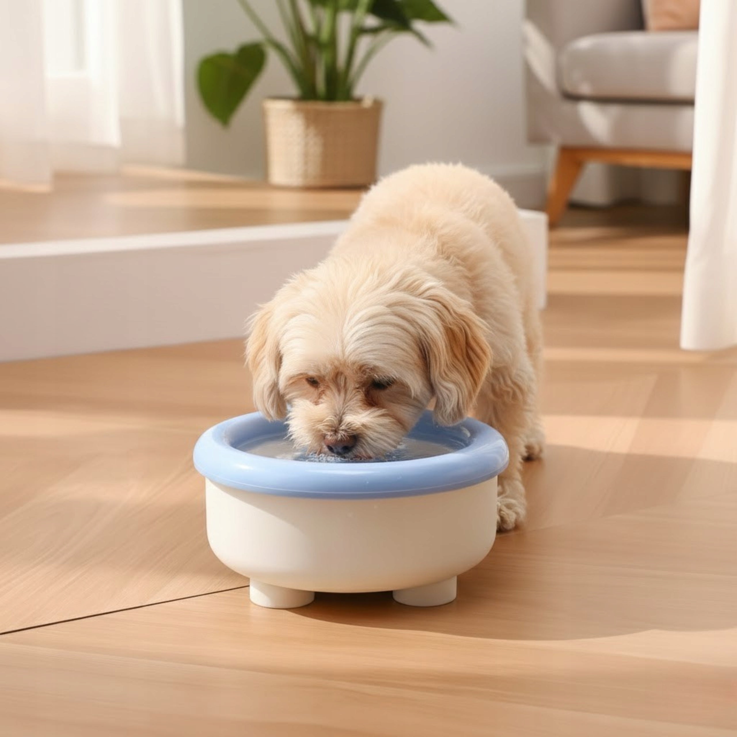 NON-SPILL BOWL FOR CAT DOG FOR WATER LARGE CAPACITY 1,5L SIEMIEC Brand SIEMIEC
