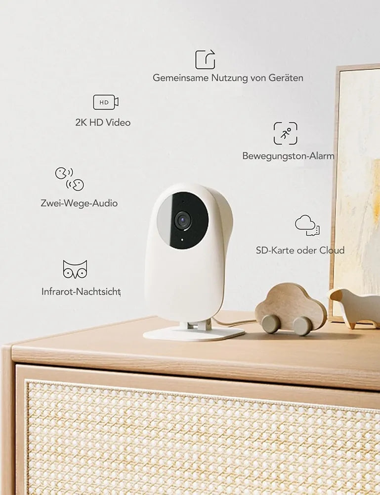 NOOIE Baby Monitor WLAN Camera 1080P HD Night Vision Alexa WiFi Manufacturer code 6521