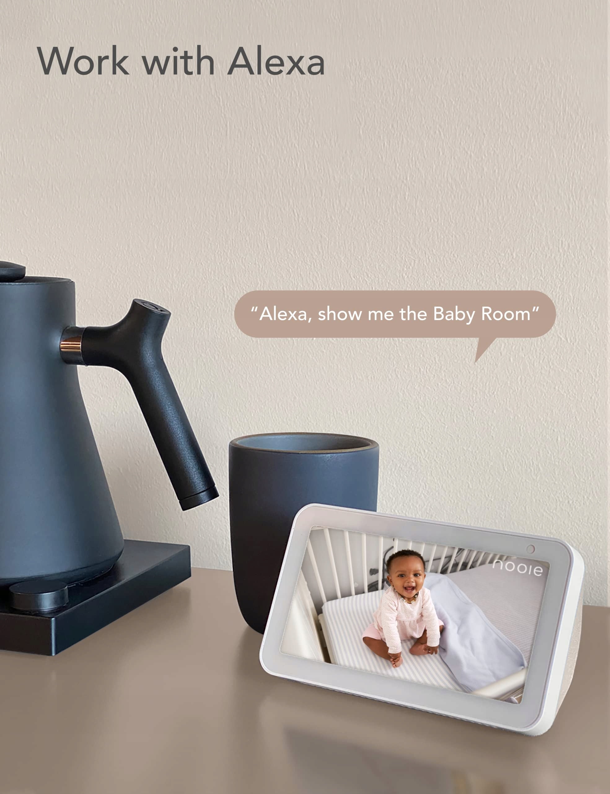 NOOIE Babyphone Camera 360 Degree WLAN Phone App AI 1080P Night Audio Brand no brand