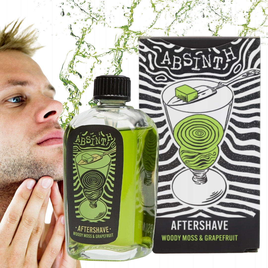 NOURISHING AND MOISTURIZING AFTERSHAVE Pan Drwal AfterShave Absinth 90 ml