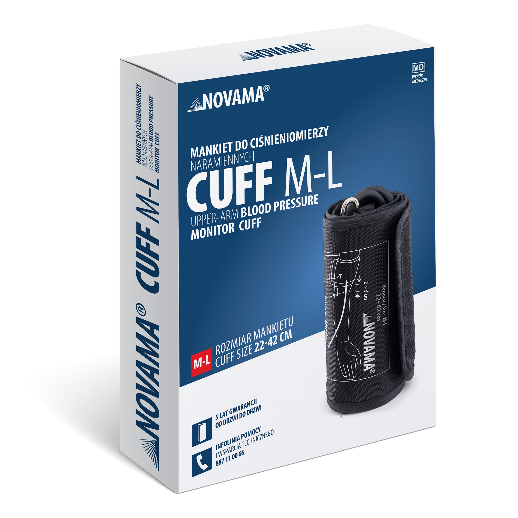 NOVAMA CUFF 22-42 CM CUFF FOR SHOULDER BLOOD PRESSURE MONITORS UNIVERSAL Medical device yes