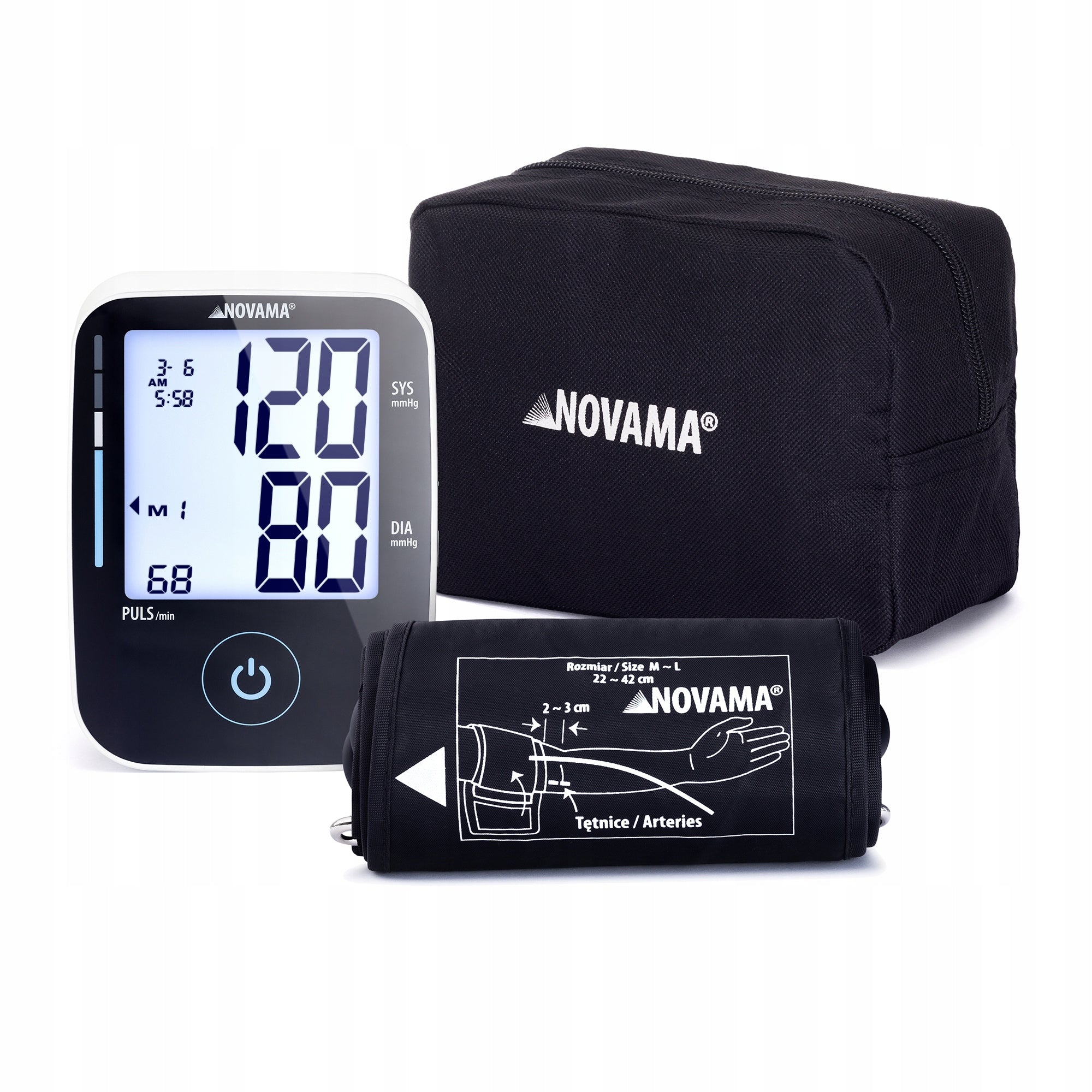 NOVAMA PRIME+ ARRHYTHMIA SHOULDER BLOOD PRESSURE MONITOR Medical device type medical device or in-vitro diagnostic medical device