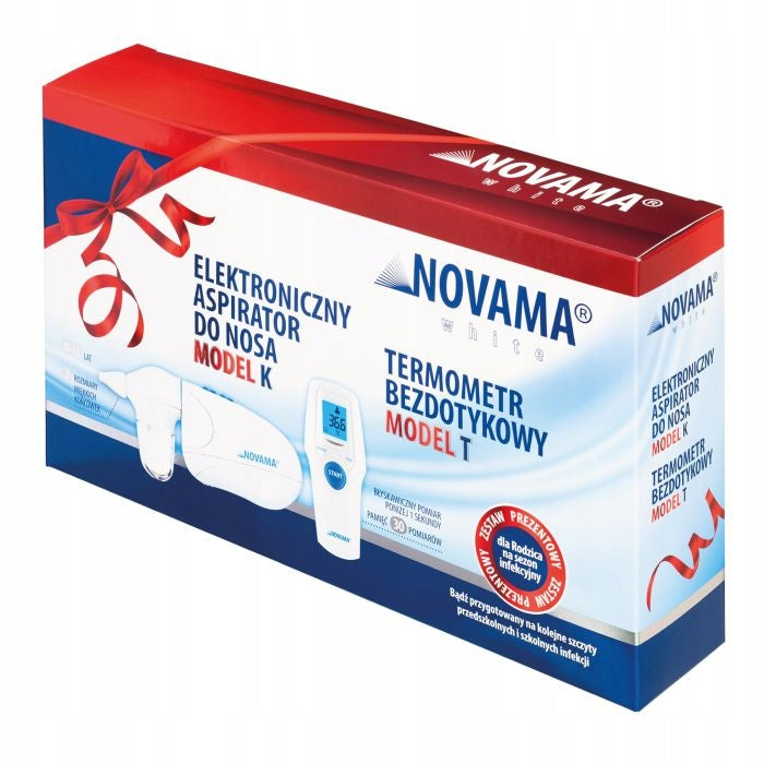 NOVAMA WHITE T NON-CONTACT THERMOMETER AND NOVAMA WHITE K NASAL ASPIRATOR Medical device yes