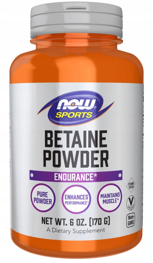 NOW FOODS Betaine Powder BETAINE TMG Homocysteine MUSCLES ENDURANCE