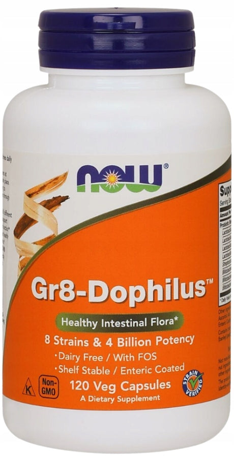 NOW FOODS GR8 Dophilus Probiotic GUT IMMUNITY 120 capsules