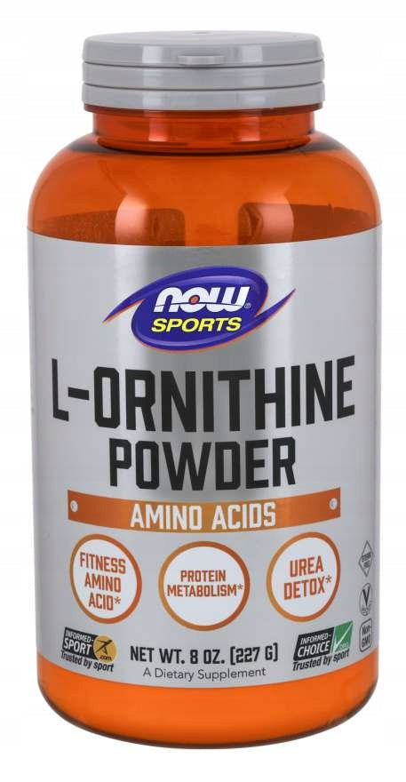 NOW FOODS L-ORNITHINE Pure POWDER 227g L-Ornithine Brand Now foods