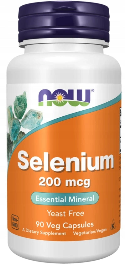 NOW FOODS SELENIUM 200mcg 90 VCAPS SELENIUM THYROID IMMUNITY