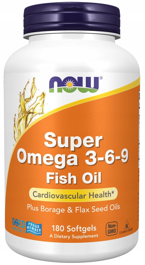NOW FOODS SUPER OMEGA 3-6-9 1200mg HEART IMMUNITY