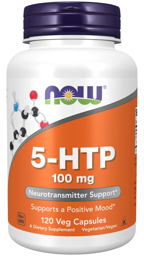 NOW Foods 5-HTP 5-hydroxytryptophan Griffonia Simplicifolia 100mg 120 kaps.