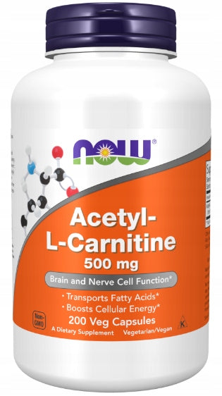NOW Foods ACETYL L-CARNITINE ALC 500mg ALCAR CARNITINE SLIMMING 200caps EAN (GTIN) 733739000842