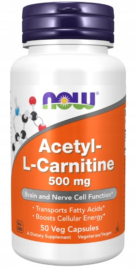 NOW Foods ACETYL L-CARNITINE ALC 500mg ALCAR CARNITINE SLIMMING 50caps EAN (GTIN) 733739000750